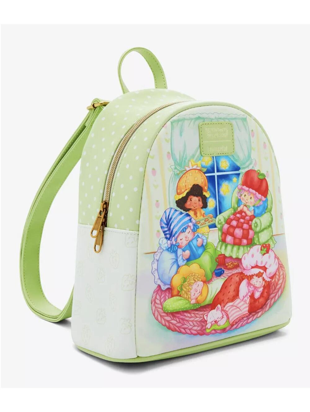 Loungefly Strawberry Shortcake Slumber Party Backpack NWT - Picture 3 of 5